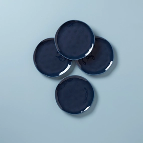 Bay Colors Blue Accent Plates - Set of 4summer decor ,outdoor summer decor 