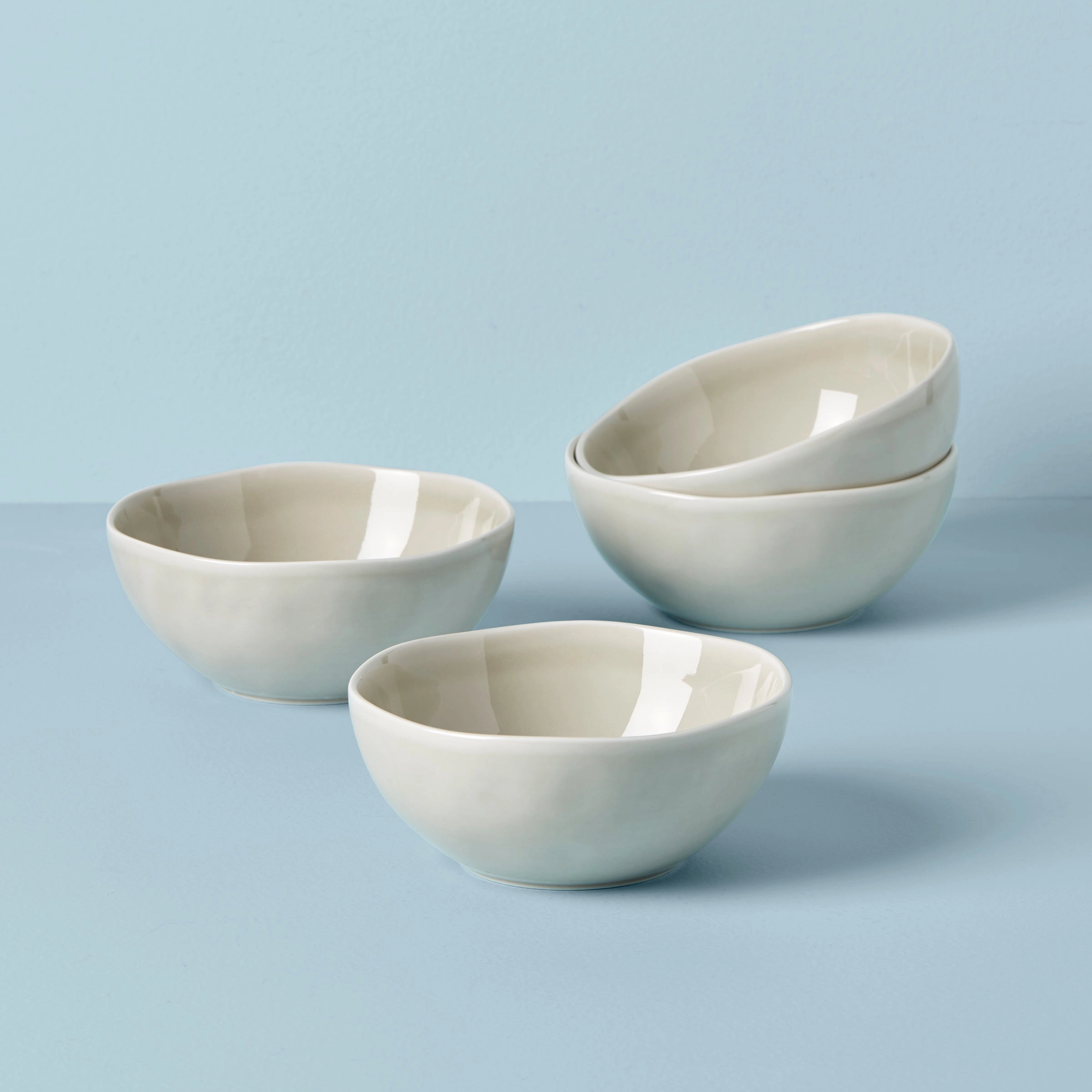 Bay Colors Grey All-Purpose Bowls - Set of 4halloween party decor ,outdoor halloween decor 
