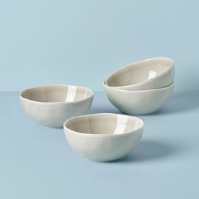 Bay Colors Grey All-Purpose Bowls - Set of 4halloween party decor ,outdoor halloween decor 