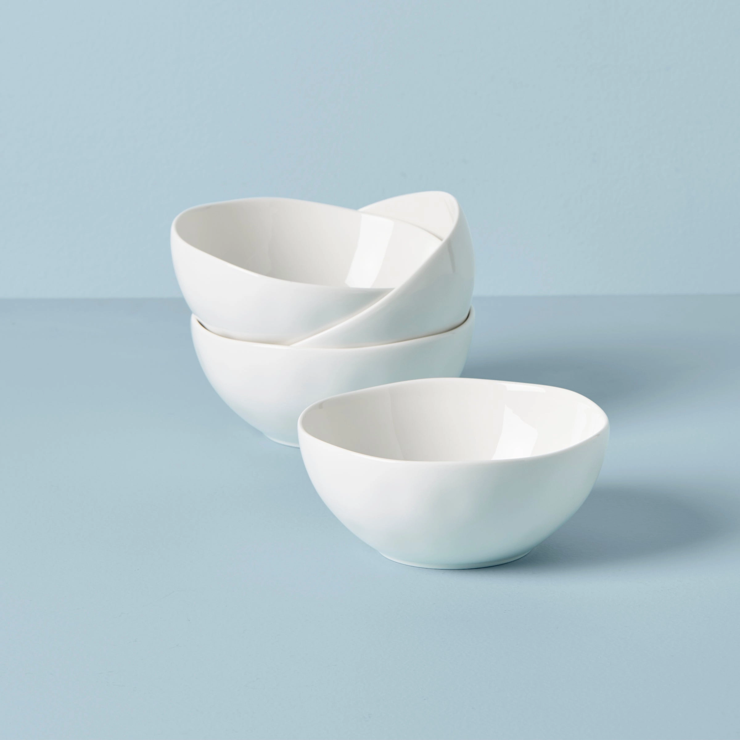 Bay Colors White All-Purpose Bowls - Set of 4summer decor ,outdoor summer decor 