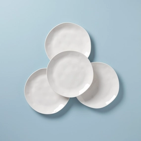Bay Colors White Dinner Plates - Set of 4summer decor ,outdoor summer decor 