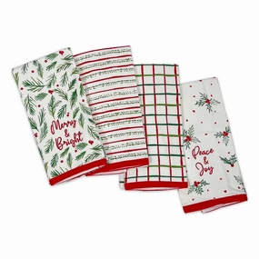 Bayberry Assorted Kitchen Towels - Set Of 4modern kitchen decor ,kitchen dinner set ,dinnerware 