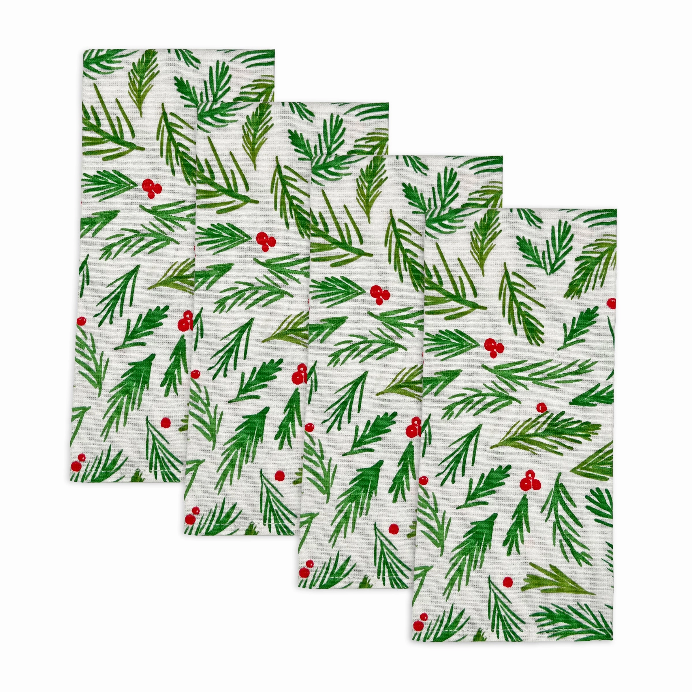 Bayberry Merry & Bright Dinner Napkins - Set Of 4modern kitchen decor ,kitchen dinner set ,dinnerware 