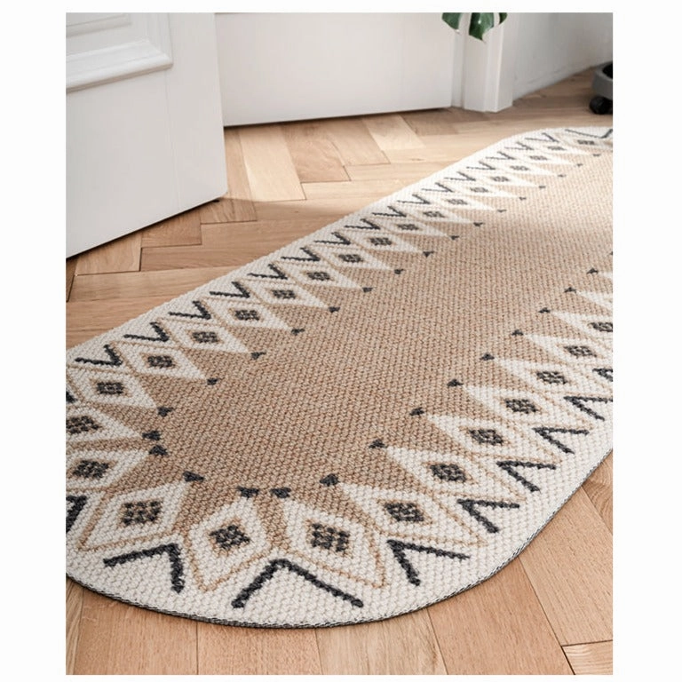 Bea Khaki Wool Runner Rug