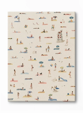 Beachside Crowd, Canvasindoor decorative canvas print