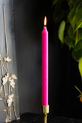 Beautiful Dinner Candle - Hot Pinkscented candle ,decorative candle 