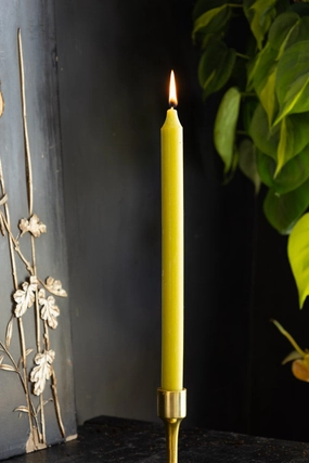 Beautiful Dinner Candle - Lime Greenscented candle ,decorative candle 