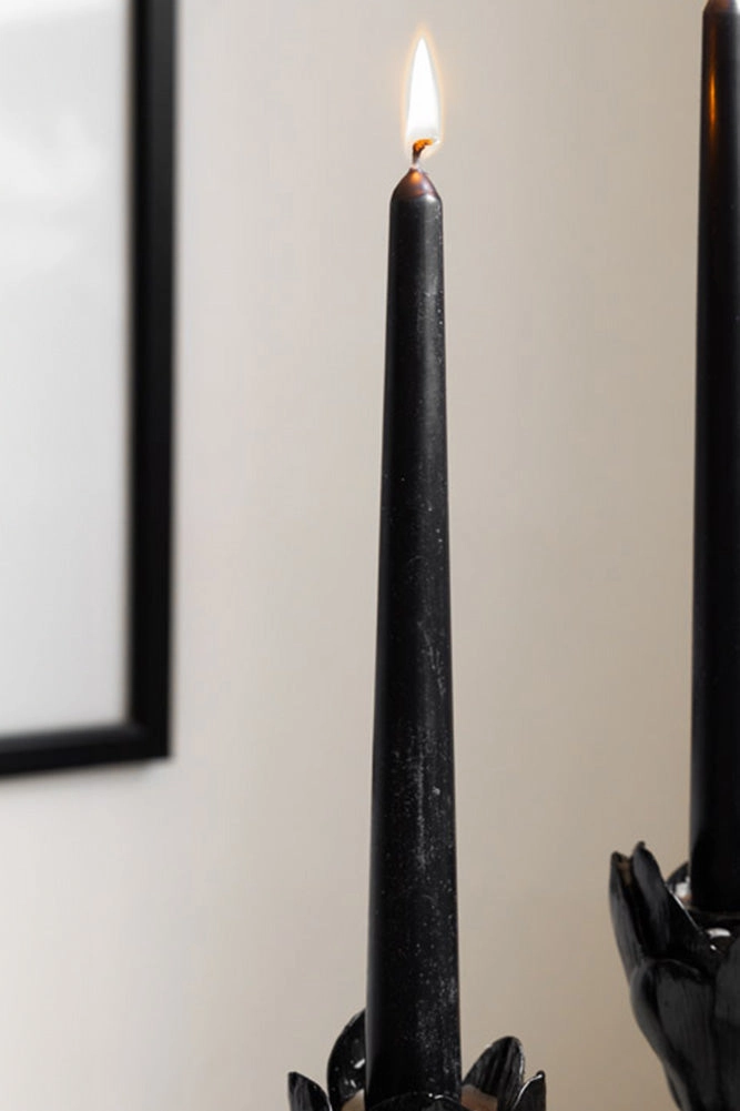 Beautiful Tapered Black Dinner Candlescented candle ,decorative candle 