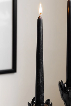 Beautiful Tapered Black Dinner Candlescented candle ,decorative candle 