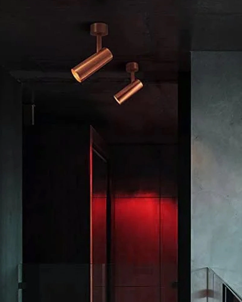 Bedside Reading Light Cylindrical Spotlight 5W-Rose Gold