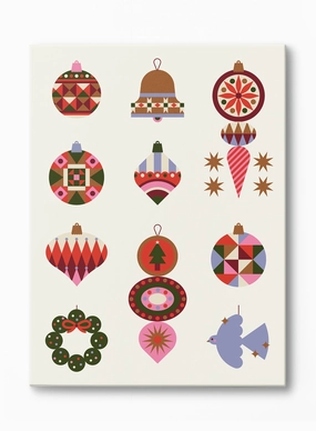 Bells Will be Ringing (White), Canvasindoor decorative canvas print