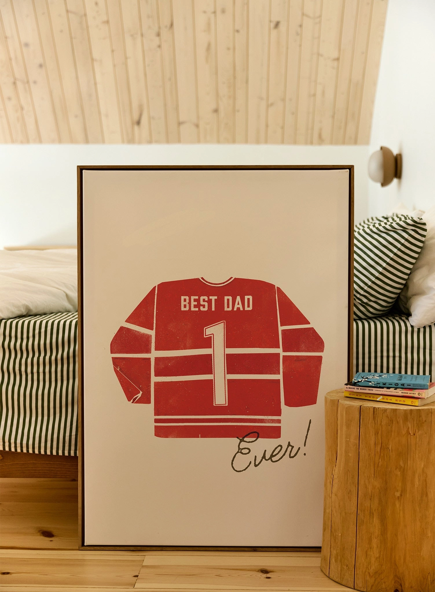 Best Dad Ever (Red), Canvas