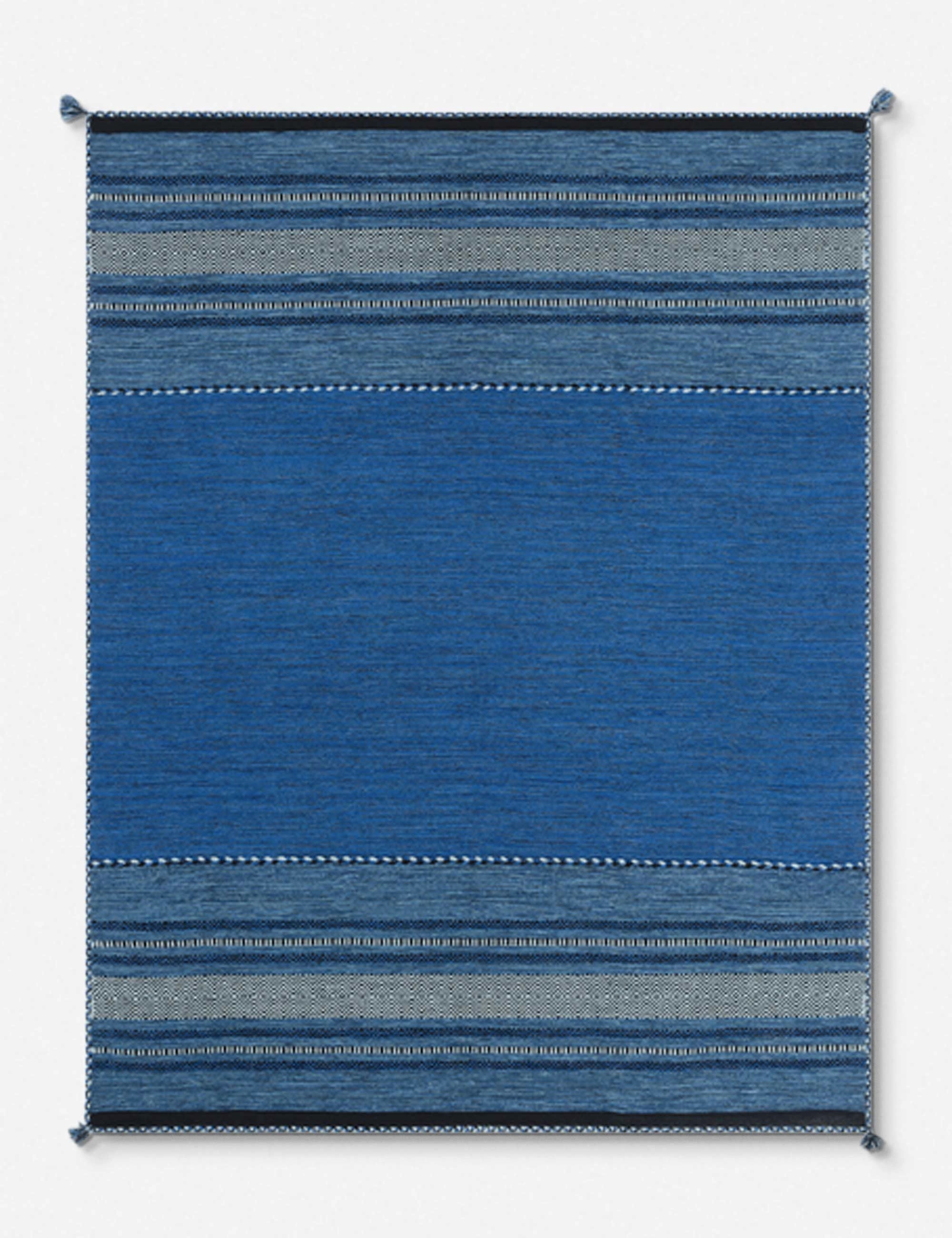 Bianca Mae Handwoven Cotton Rugmodern color block patchwork rug