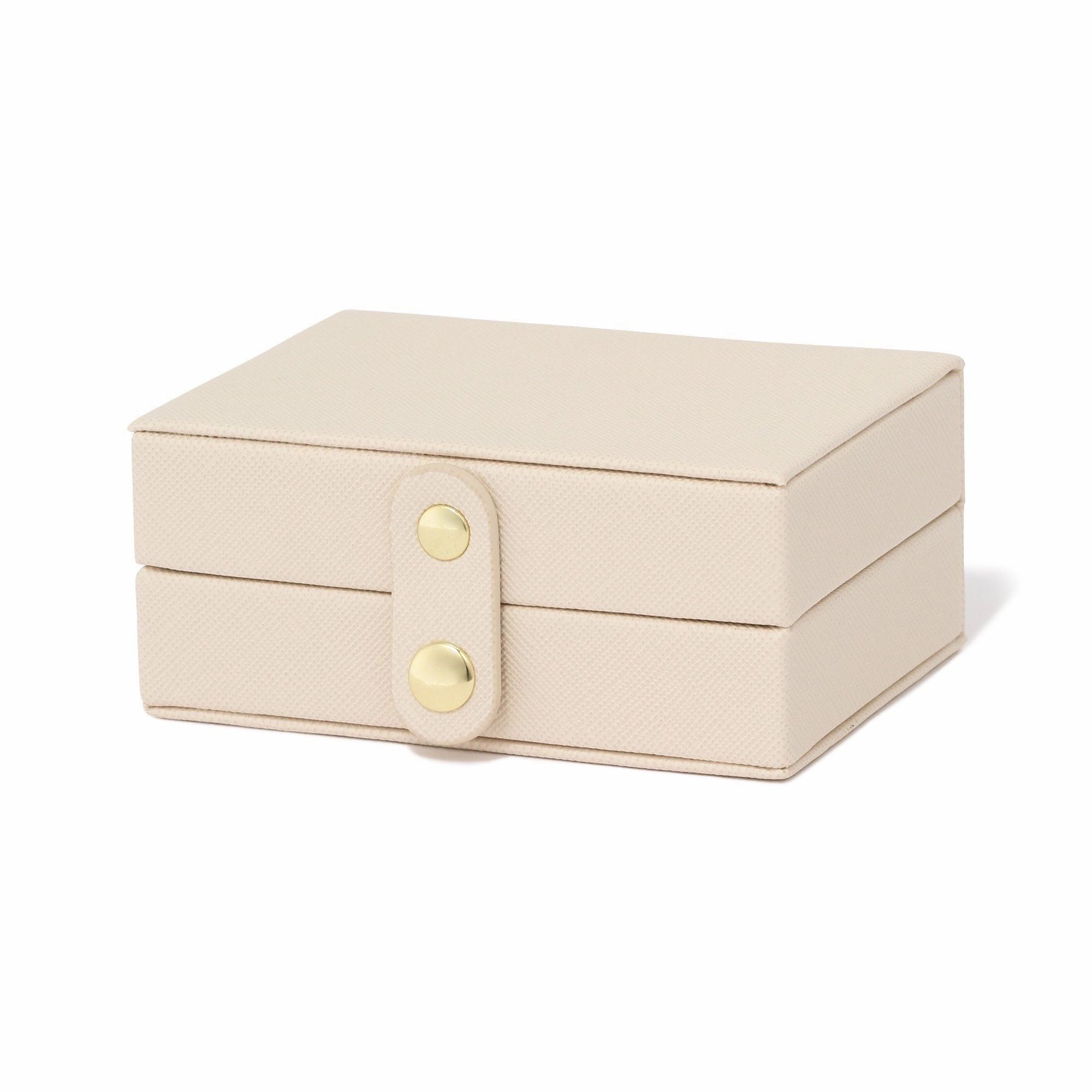 Bicolor Jewelry Box Large Beige