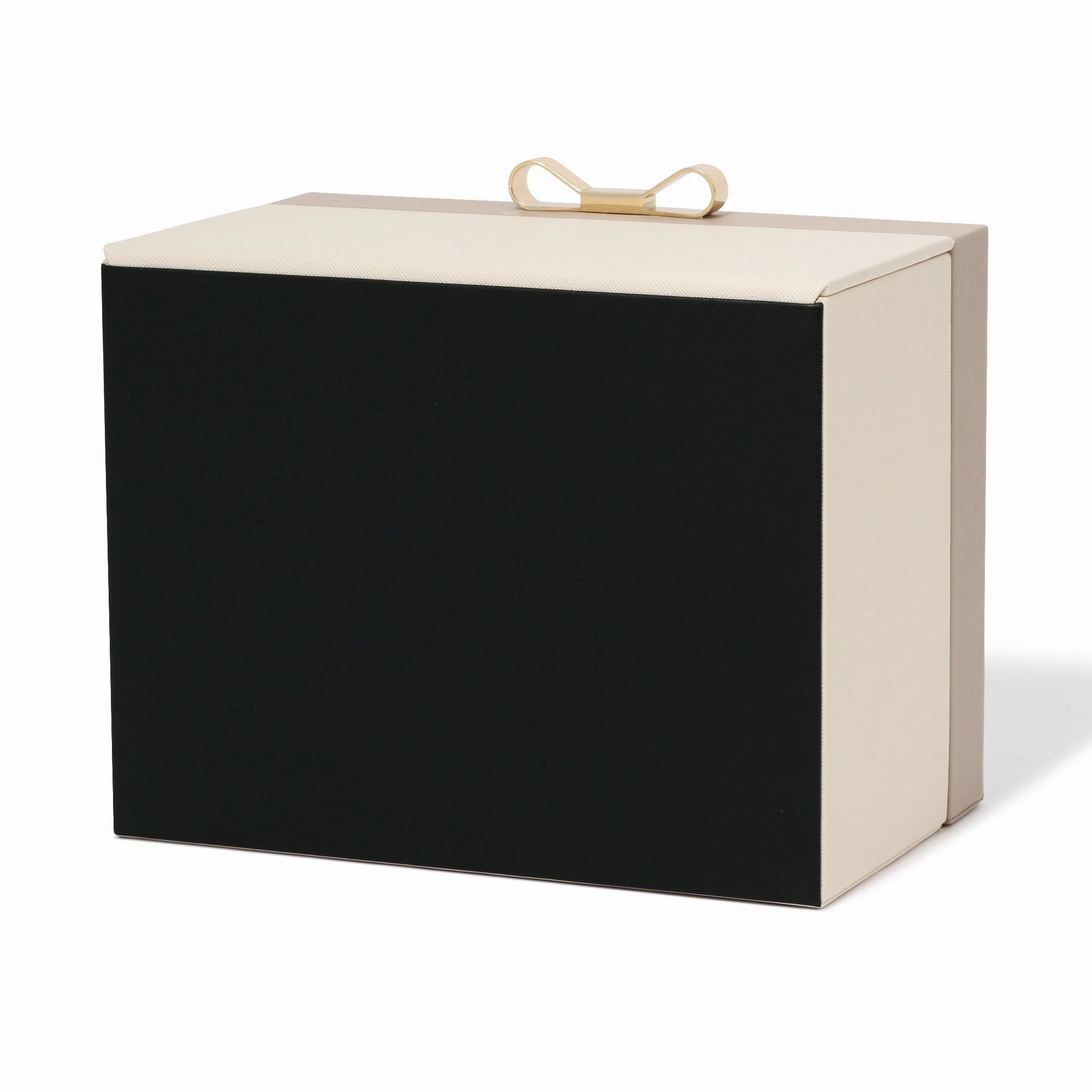 Bicolor Jewelry Box Large Beige