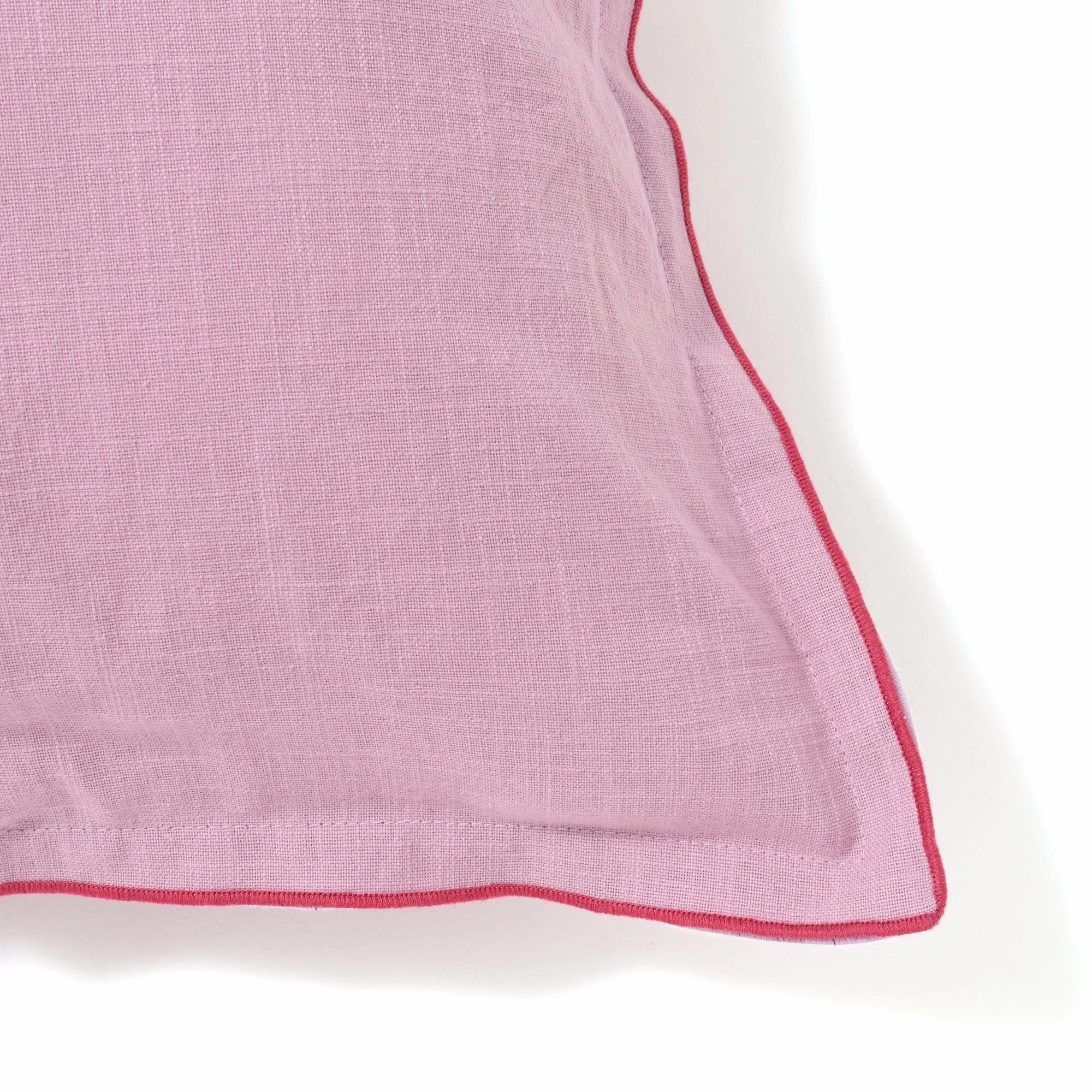 Bicolor Piping Cushion Cover 450 X 450 Purple