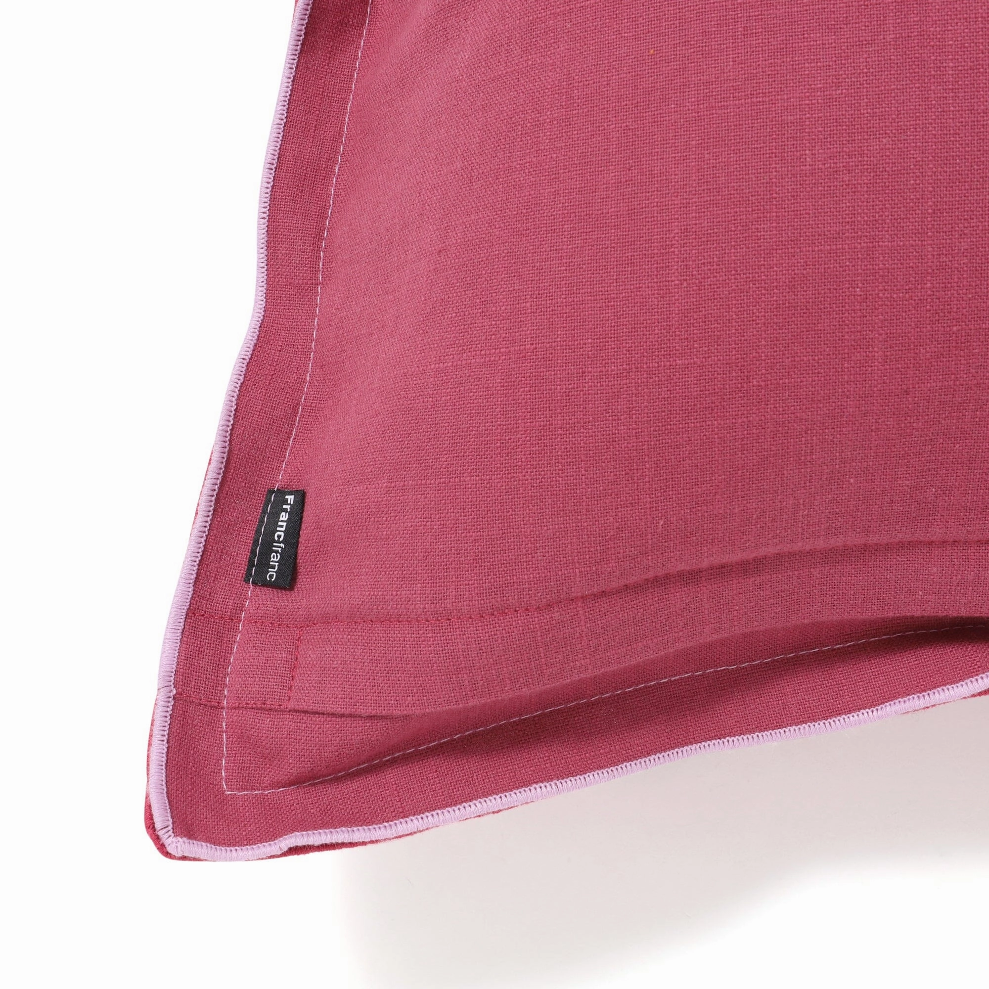 Bicolor Piping Cushion Cover 450 X 450 Purple