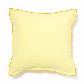 Bicolor Piping Cushion Cover 450 X 450 Yellowbedding sets ,throw blankets 