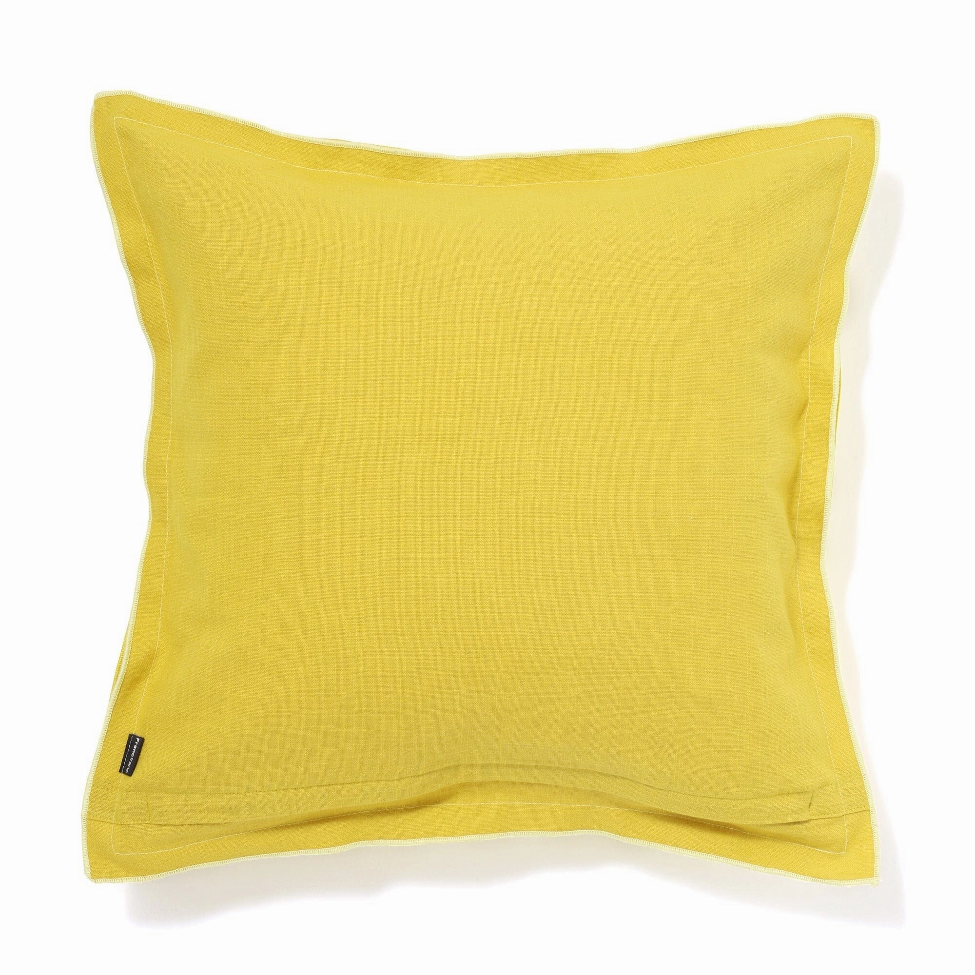Bicolor Piping Cushion Cover 450 X 450 Yellow