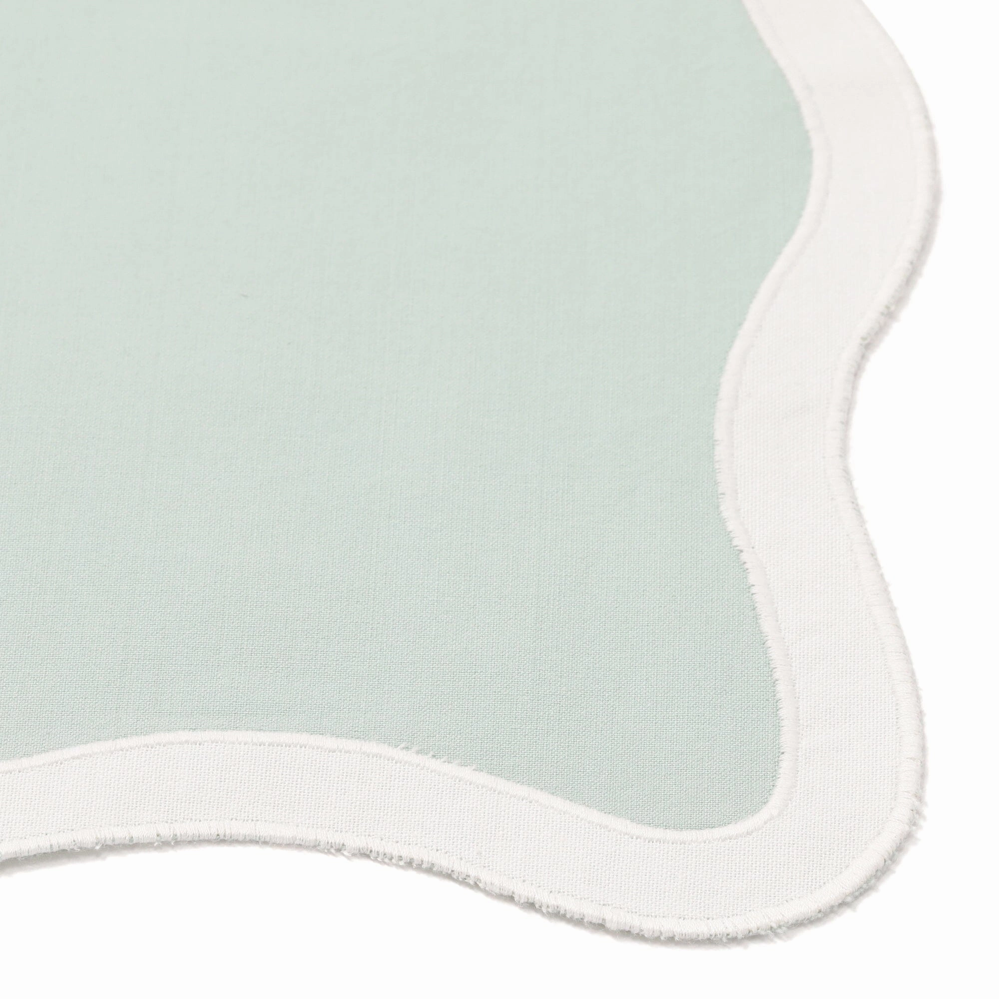Bicolor Wave Lunch Mat Green X White