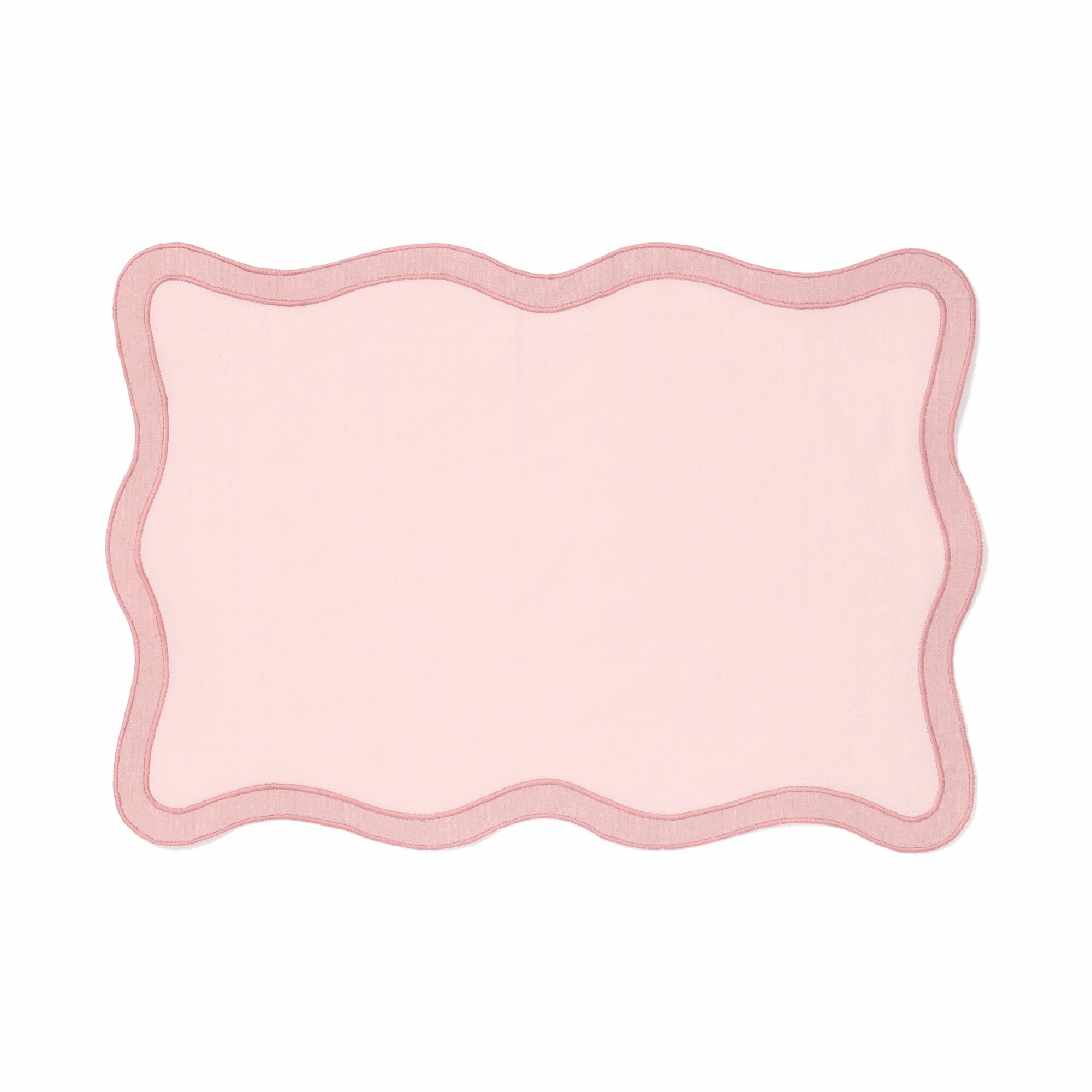 Bicolor Wave Lunch Mat Pink X Pinkwaterproof oil-proof tablecloth