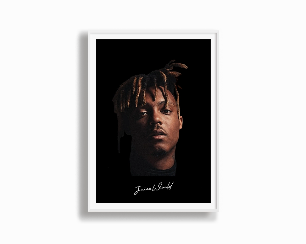 Big Head Retro Juice WRLD Black Portrait