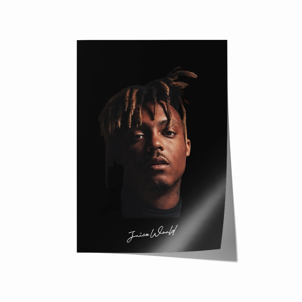 Big Head Retro Juice WRLD Black Portrait