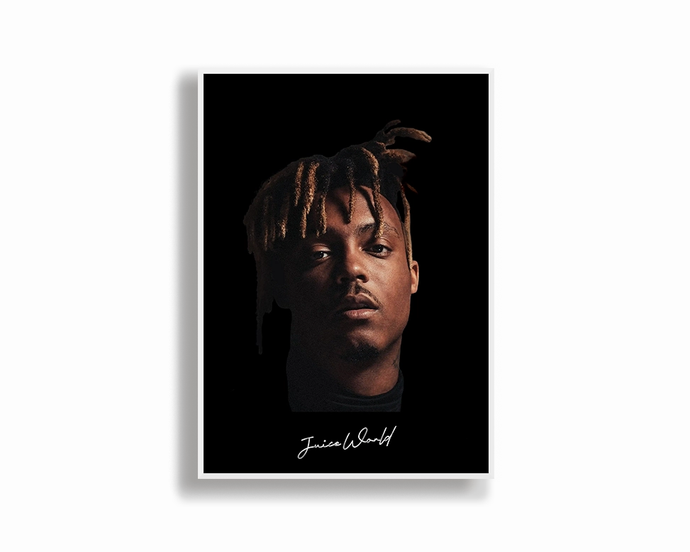 Big Head Retro Juice WRLD Black Portrait
