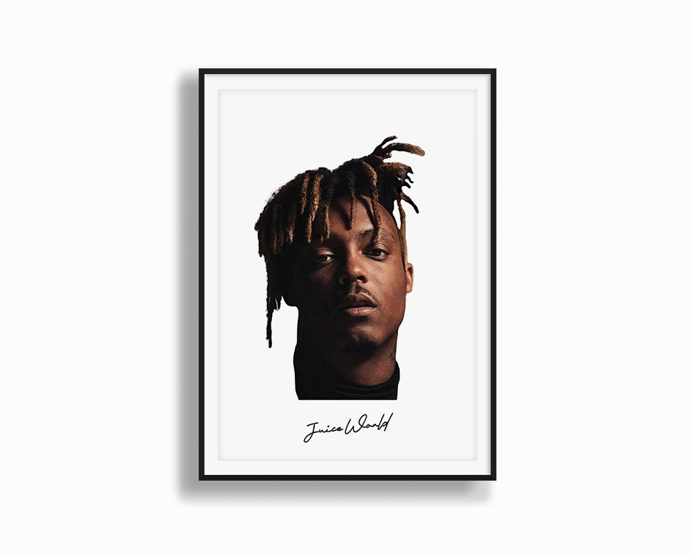 Big Head Retro Juice WRLD White Portrait