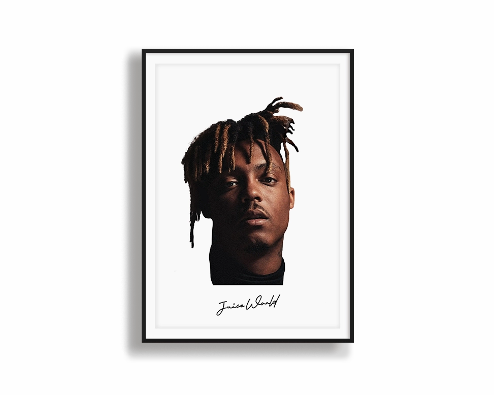 Big Head Retro Juice WRLD White Portrait