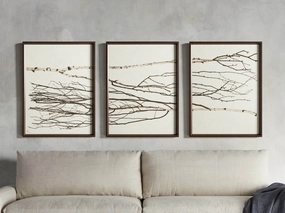 Birch Framed Print (Set of 3)home decor ,wall decor 