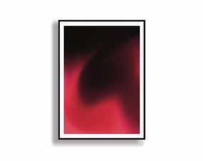 Black&Red Wave Gradientnordic style wall decor