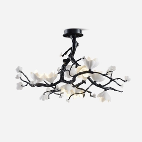Black Copper Tree Chandelierrustic chandelier,bedroom chandelier 