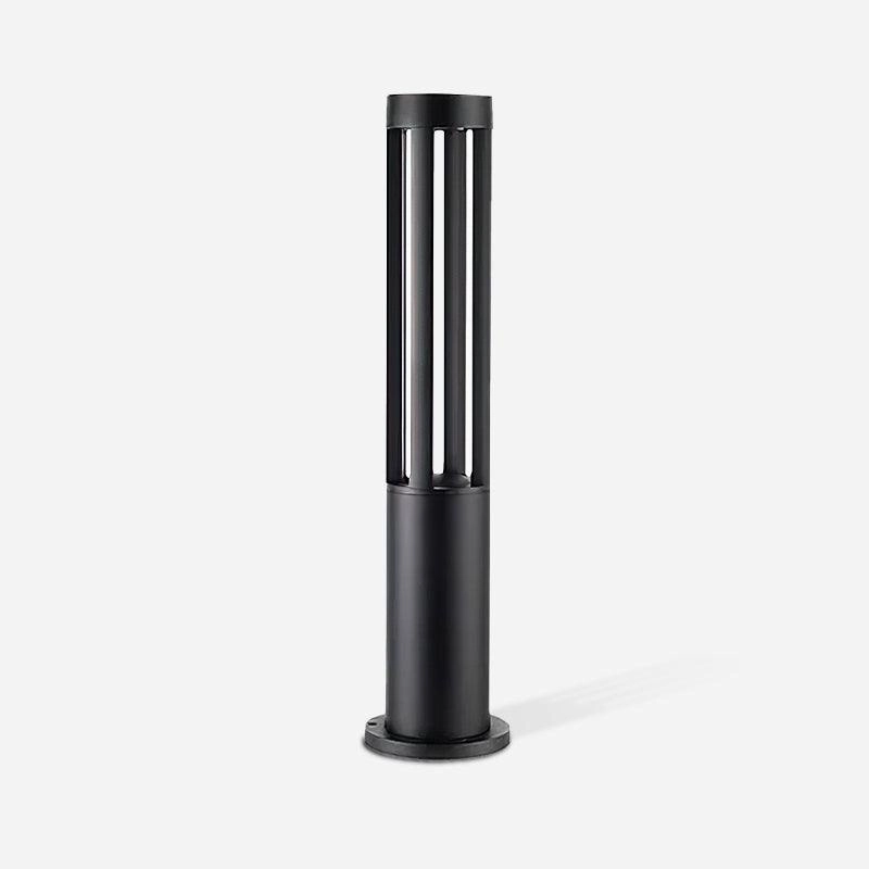 Black Cylindrical Solar Outdoor Post Lightmodern floor lamp,floor lamp for bedroom 
