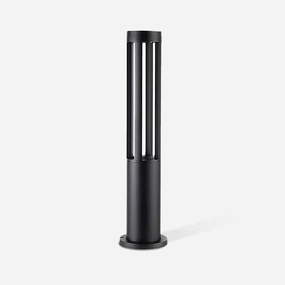 Black Cylindrical Solar Outdoor Post Lightmodern floor lamp,floor lamp for bedroom 