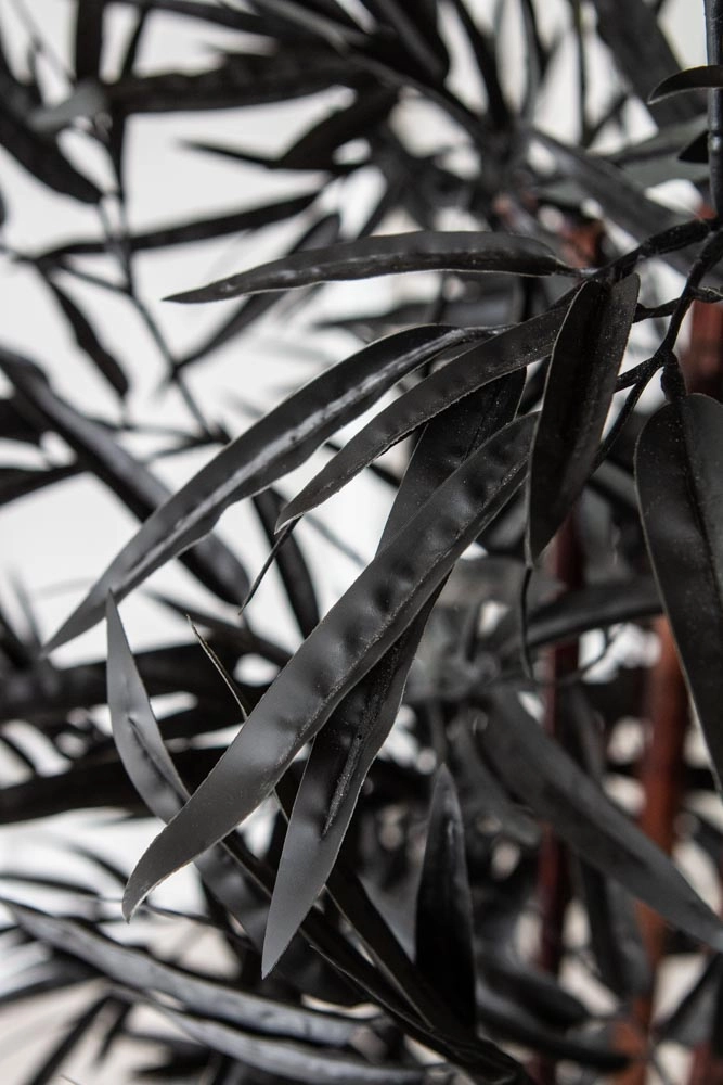 Black Faux Bamboo Plant