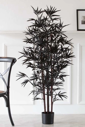 Black Faux Bamboo Plantdecorative vase ,Modern Ceramic Vase for Home Decoration 