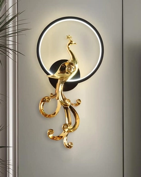Black Gold Bird LED Wall Lightmodern wall lamp,smart wall lamp