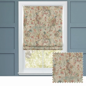 Blackberry Row Printed Cotton Made to Measure Roman Blinds Naturalbedding sets ,throw blankets 