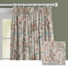 Blackberry Row Printed Made to Measure Curtains Creambedding sets ,throw blankets 
