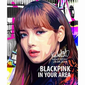 Blackpink Lisa Korea Pop Art Poster Wall Decoration Drawingmodern abstract painting decor