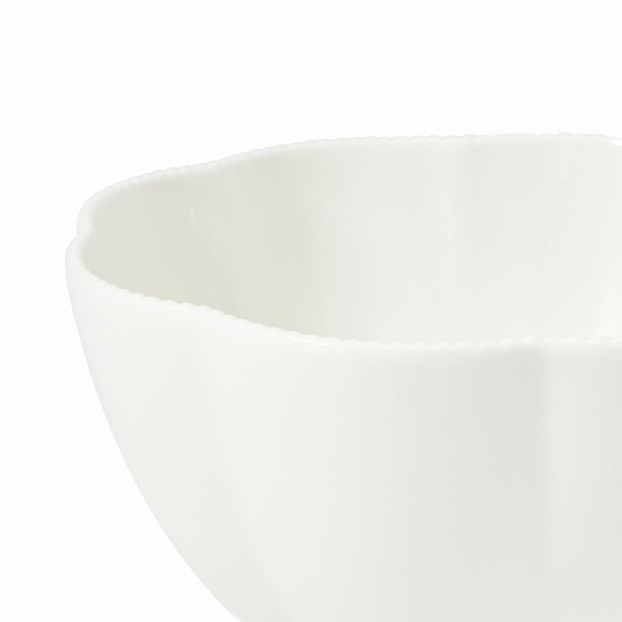 Blanche Bowl L Flower  White