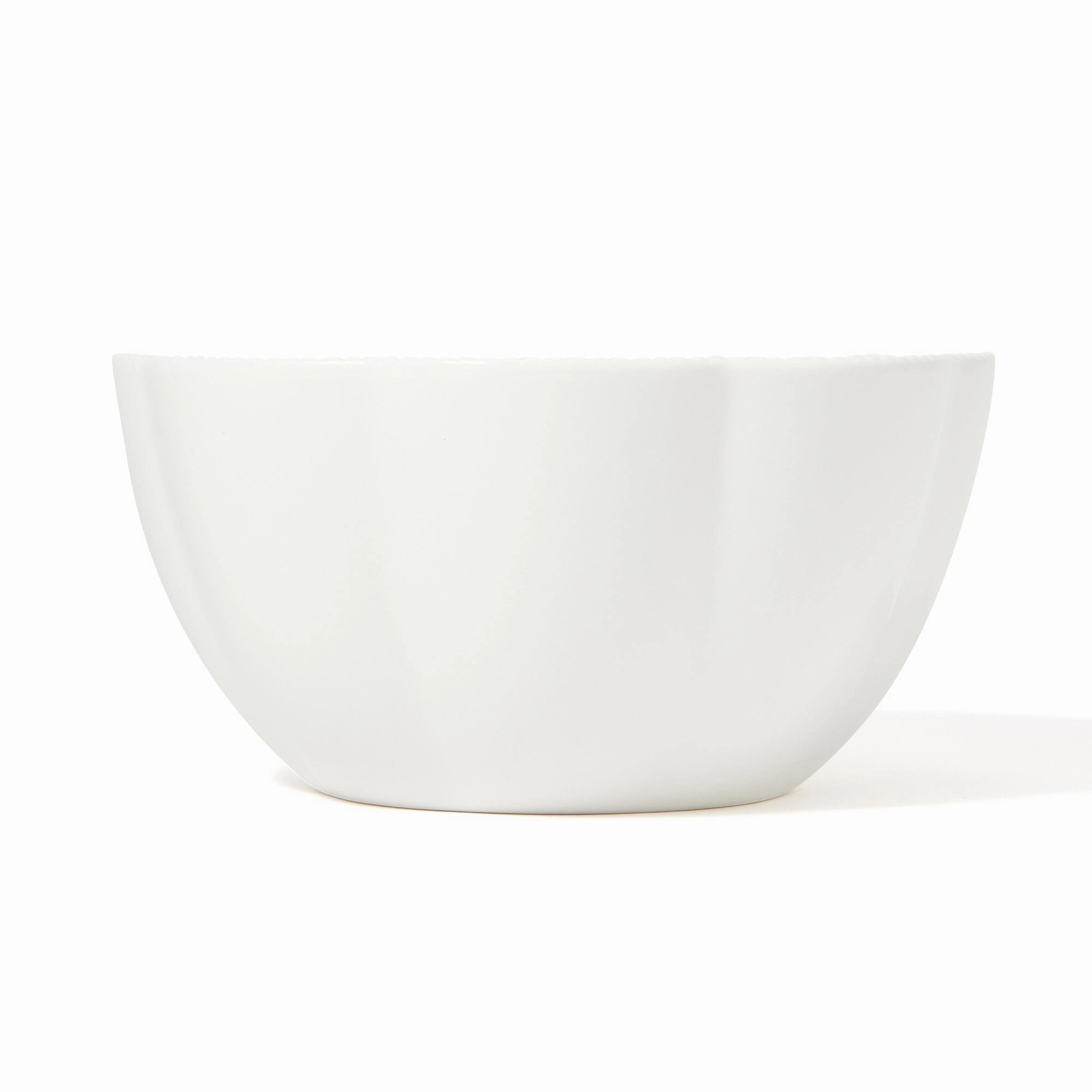 Blanche Bowl L Flower  White