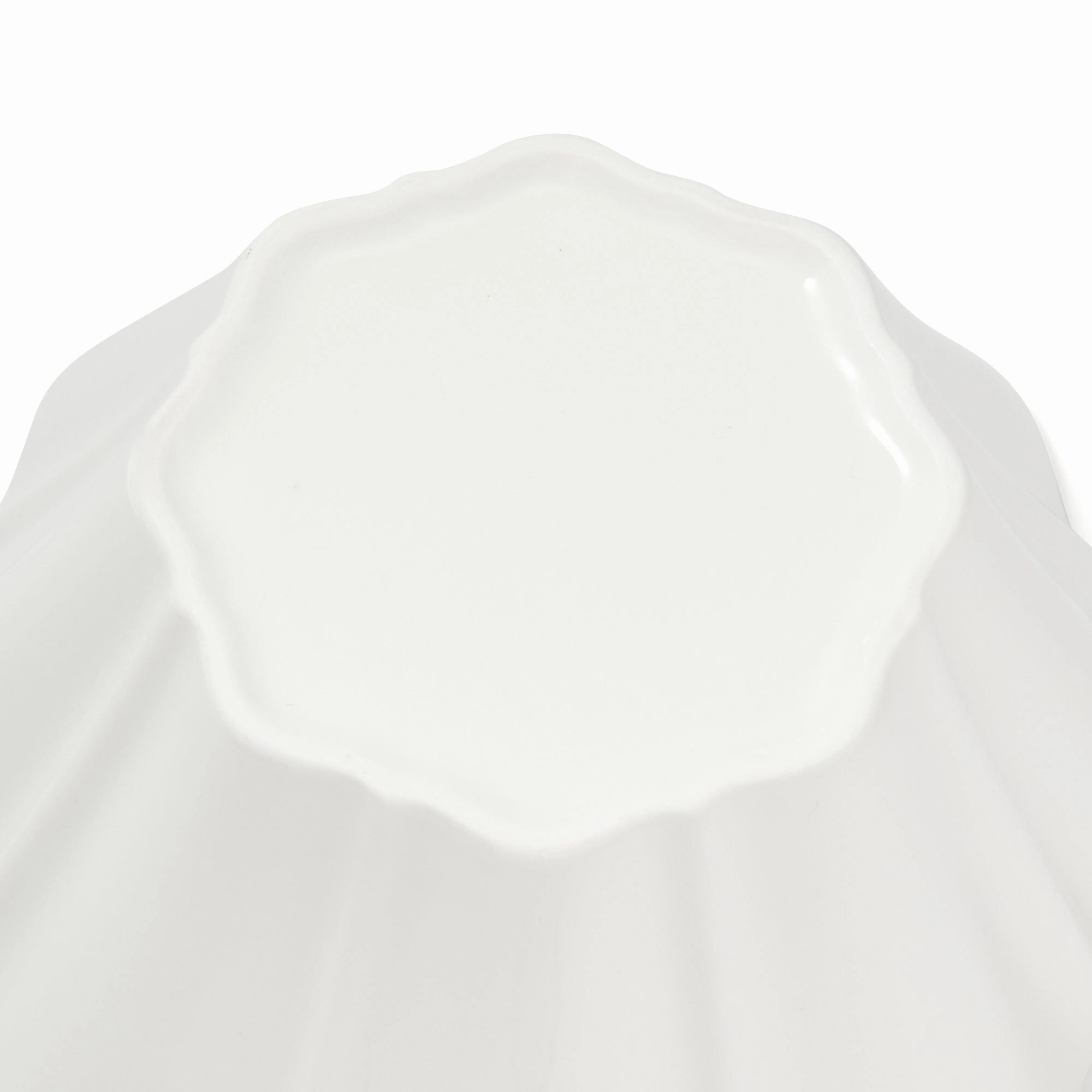 Blanche Bowl L Wave  White