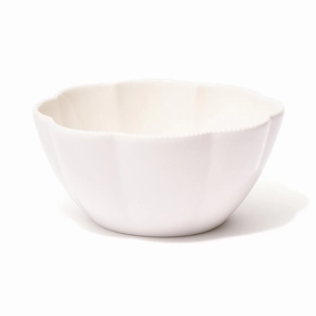 Blanche Bowl Medium Flower Whitehand-painted ceramic bowl