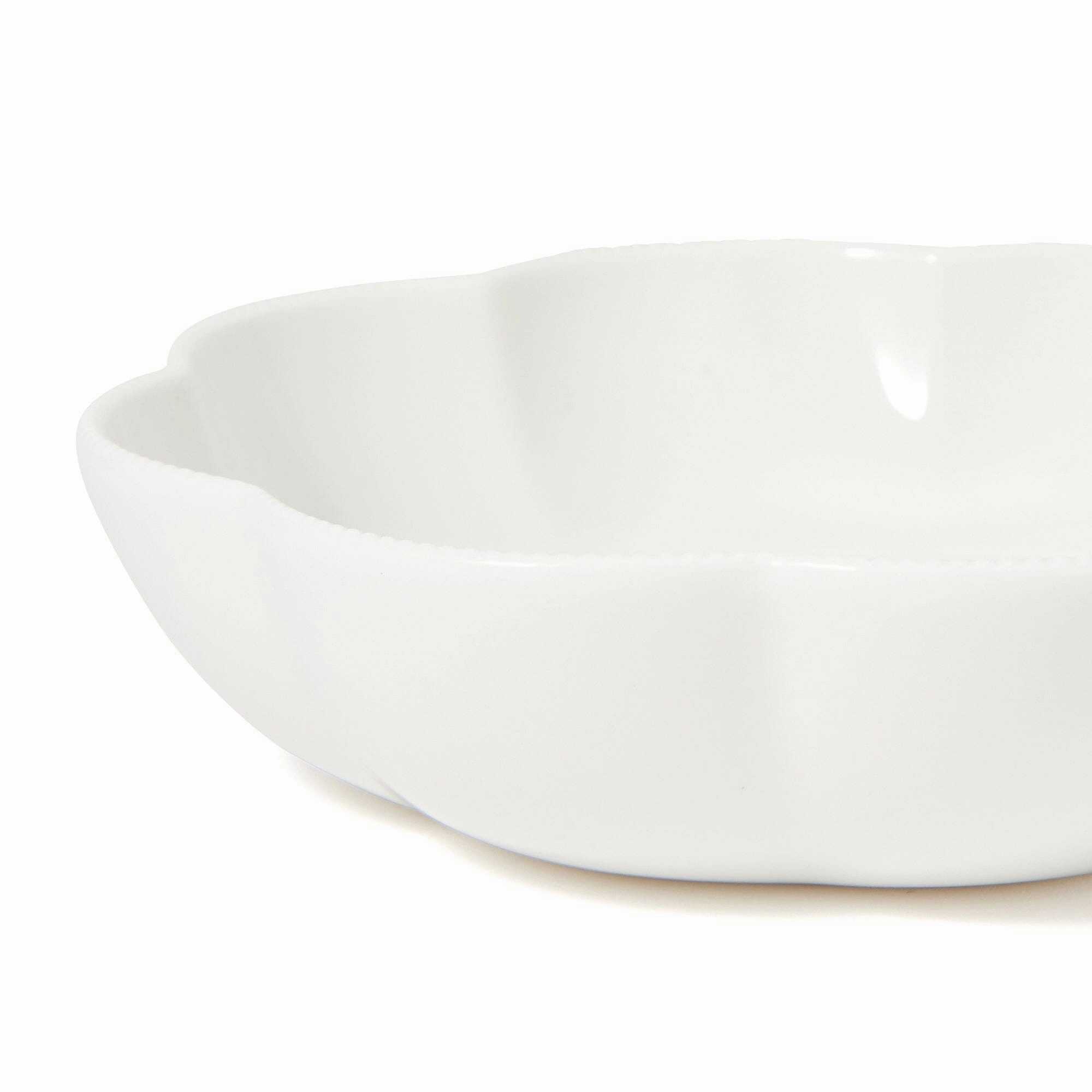 Blanche Deep Plate M Flower  White