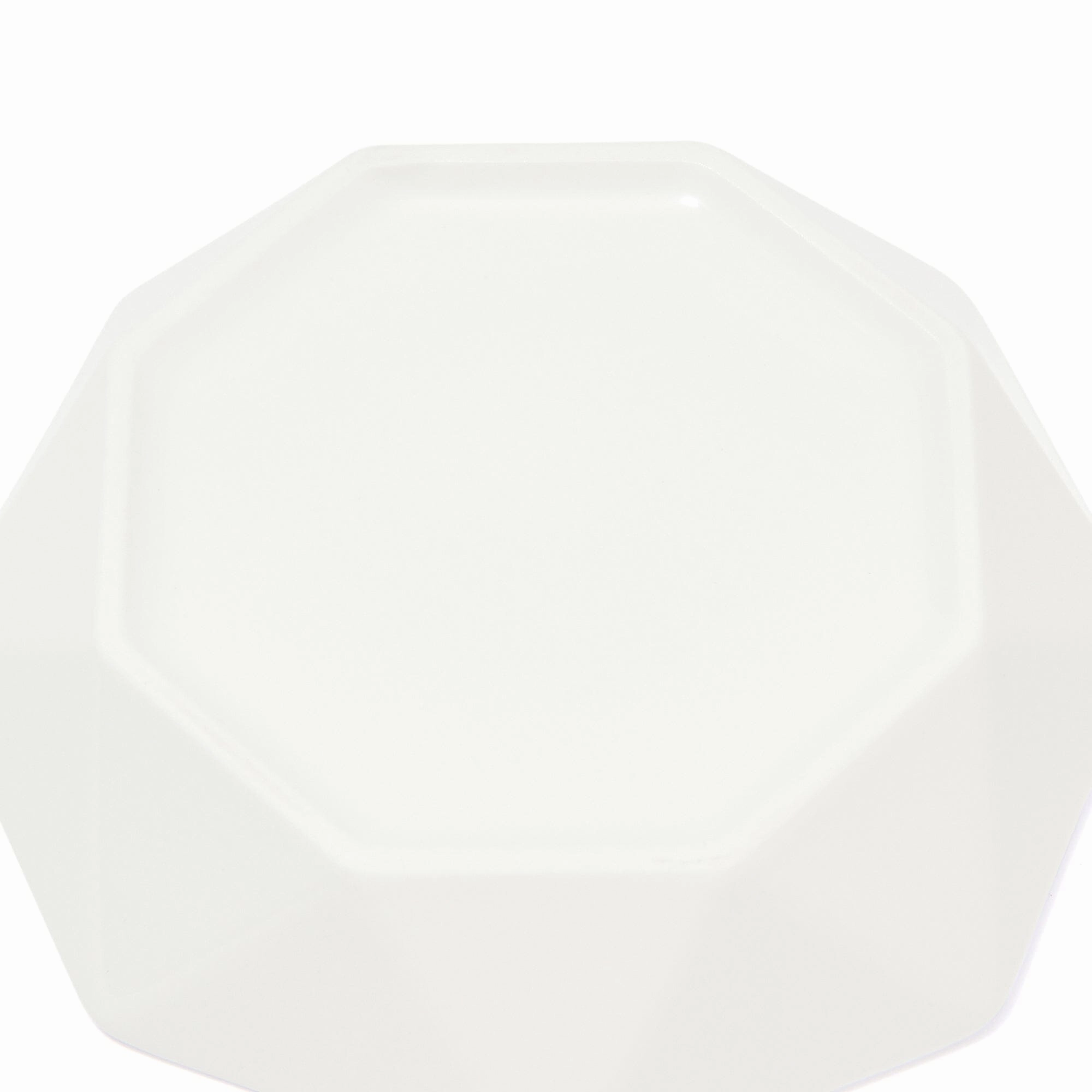 Blanche Deep Plate S Octagon White