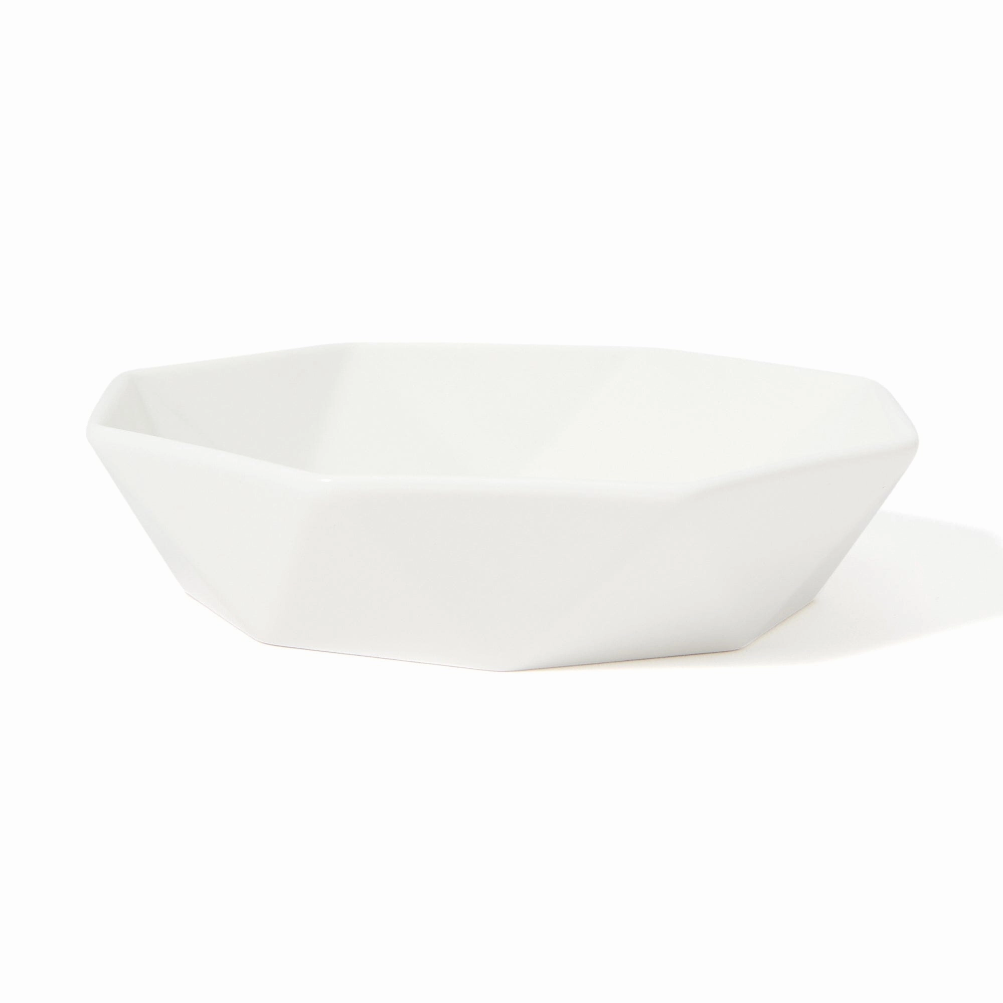 Blanche Deep Plate S Octagon White