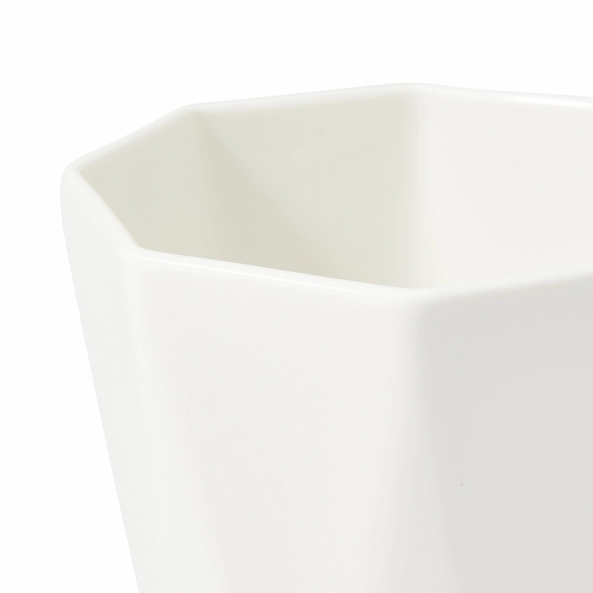 Blanche Mug Octagon  White