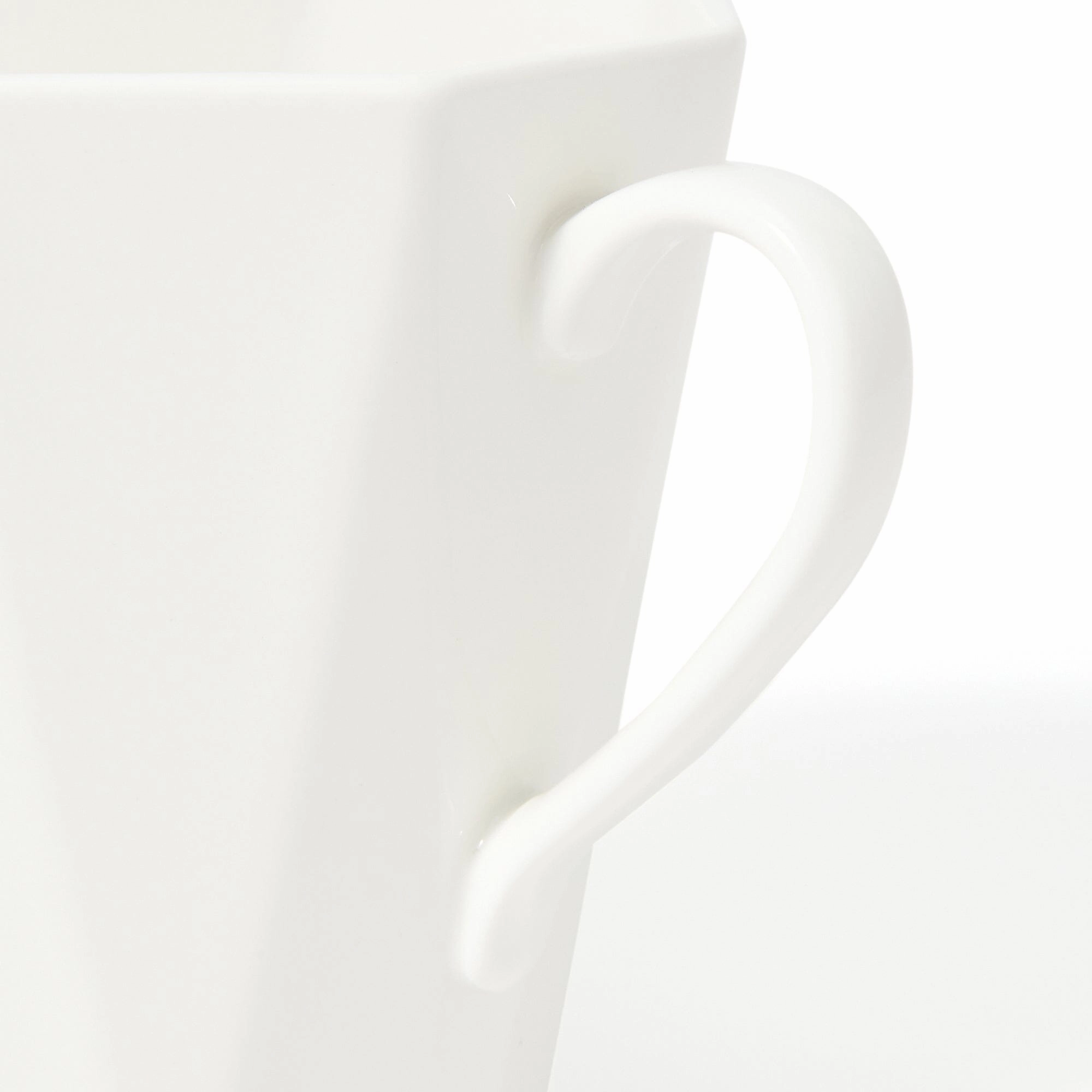 Blanche Mug Octagon  White